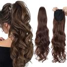 Aplique Rabo De Cavalo Ondulado Cacheado Idêntico A Humano Aplique Rabo De Cavalo Ondulado Cacheado Idêntico A Humano