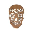Aplique Recorte Caveira 10x6,7 Kit 10un Mdf Madeira