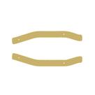 Aplique Soleira Para Scania G/R S4/S5 2014 2015 Dourada Par
