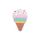Aplique Sorvete Rosa Silicone - 3,5cm - 4 Un - Artegift - Rizzo