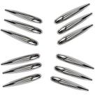 Aplique Stickparts Cromado Jogo C 12 Pc Universal Ate 2021 Nk-114051