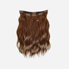 Aplique Tic Tac Cabelo Humano Ondulado Castanho Mesclado 40cm Aplique Tic Tac Cabelo Humano Ondulado Castanho Mesclado 40cm