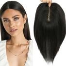 Aplique Topo De Cabeça Tic Tac Com Cabelo Humano Preto Liso Aplique Topo De Cabeça Tic Tac Com Cabelo Humano Preto Liso