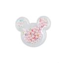 Aplique Urso Incolor Pérola Rosa - 5cm - 2 Un - Artegift - Rizzo