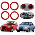 Aplique Vermelho Para Entrada de Ar do Painel Celta Prisma Chevrolet 2007 2008 2009 2010 2011 2012 2013 2014 2015 2016 Aplique Vermelho Para Entrada de Ar do Painel Celta Prisma Chevrolet 2007 2008 2009 2010 2011 2012 2013 2014 2015 2016