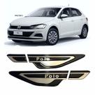 Aplique VW Polo Virtus Paralamas Cromado Alto Relevo Aplique VW Polo Virtus Paralamas Cromado Alto Relevo