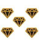 Apliques em EVA 3D Diamante Brilhante Funk KondiZilla 5 un