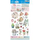 Apliques Recortados Em Papel Die Cuts - Coleção Flores do Campo - LDC-039 Apliques Recortados Em Papel Die Cuts - Coleção Flores do Campo - LDC-039