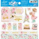 Apliques Recortados em Papel Die Cuts - Monde Rose - LDCH-006