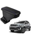 Apoio De Braço Chery Tiggo 2 Couro Preto Costura Azul Apoio De Braço Chery Tiggo 2 Couro Preto Costura Azul