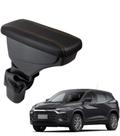 Apoio De Braço Chevrolet Tracker Couro Preto Cost. Laranja