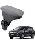 Apoio De Braço Chevrolet Tracker Tecido Cinza Cost. Branca