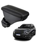 Apoio De Braço Citroen Aircross Couro Preto Costura Branca