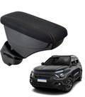 Apoio De Braço Citroen C3 Tecido Preto Costura Laranja