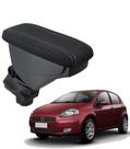 Apoio De Braço Fiat Punto Tecido Preto Costura Cinza