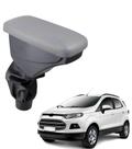 Apoio De Braço Ford Ecosport Couro Cinza Costura Azul Apoio De Braço Ford Ecosport Couro Cinza Costura Azul