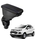Apoio De Braço Ford Ecosport Couro Preto Costura Azul Apoio De Braço Ford Ecosport Couro Preto Costura Azul
