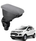 Apoio De Braço Ford Ecosport Tecido Cinza Costura Branca