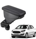 Apoio De Braço Ford Ka Couro Grafite Costura Cinza