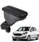 Apoio De Braço Ford Ka Couro Preto Costura Branca