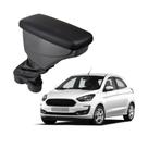 Apoio De Braço Ford Ka Couro Preto Sem Costura