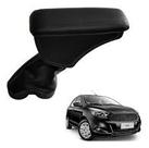 Apoio de braço Ford Ka material sintético preto c/costura azul Apoio de braço Ford Ka material sintético preto c/costura azul