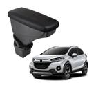 Apoio De Braço Honda Wr-v Couro Preto Sem Costura