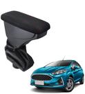 Apoio De Braço New Fiesta Nac. Tecido Preto Costura Vermelha