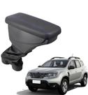 Apoio De Braço Renault Duster Couro Grafite Costura Azul Apoio De Braço Renault Duster Couro Grafite Costura Azul