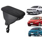 Apoio De Braço Volkswagen Gol Tecido Preto Costura Preta