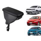 Apoio De Braço Vw Saveiro Couro Preto Sem Costura