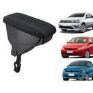 Apoio De Braço Vw Saveiro Tecido Preto Costura Cinza