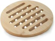 Apoio De Mesa Descanso De Panela Redondo Bambu Ecologico