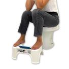 Apoio de Pé Banquinho de Cócoras Banco Para Vaso Sanitário Para Fazer Coco Com Porta Celular