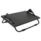 Apoio Ergonômico para Pés Regulável em Mdf Preto Multivisão
