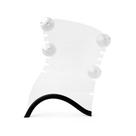 Apoio ergonômico Pompeo Flat - Transparente Tamanho:Maior Apoio ergonômico Pompeo Flat - Transparente Tamanho:Maior