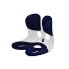 Apoio para Lombar Azul G Corrige a Postura com Almofada Ergonômica de Alta Densidade para Home Office Estudo e Viagens