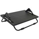 Apoio para os Pés em MDF Com Regulagem de Inclinação Preto Apoio para os Pés em MDF Com Regulagem de Inclinação Preto