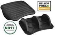 Apoio Suporte Para Pés Regulável Ergonômico Preto NR17