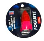 Apontador 2 em 1 com Borracha Foguete - Kaz