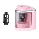 Apontador Automático Mesa 6-8mm - Para Lápis! Ideal Estudantes, Escritório, Eficiente e Durável Cor:RosaQuantidade:1 ki