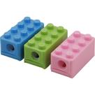 Apontador Bloco de Montar com 3 peças - School Basics
