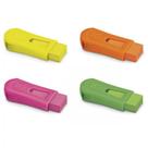 Apontador com coletor e borracha FC Mix Neon SM/124BORSZF - unidade - Faber-Castell Apontador com coletor e borracha FC Mix Neon SM/124BORSZF - unidade - Faber-Castell