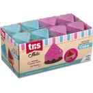Apontador com Deposito TRIS Cake 2 Cores DP.C/24 Apontador com Deposito TRIS Cake 2 Cores DP.C/24