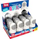 Apontador Depósito TRIS ASTRO 2 em 1 com Borracha - 3 Cores - Display com 12 Unidades Apontador Depósito TRIS ASTRO 2 em 1 com Borracha - 3 Cores - Display com 12 Unidades