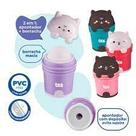 Apontador Duplo com Borracha Kitty Tris - 2 em 1 Apontador Duplo com Borracha Kitty Tris - 2 em 1