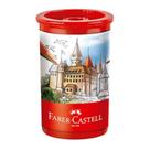 Apontador Escolar 1 Furo com Depósito 3 Modelos Parte Interna Substituível - Faber Castell COR:CASTELO