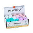 Apontador Escolar Duplo Oval Estampado Com Deposito Brw - 1unidade
