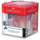 Apontador faber c/ dep. cristal - display c/ 25 - ref. 125lvzf