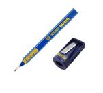 Apontador para lapis de carpinteiro 233250 irwin profissional + lápis